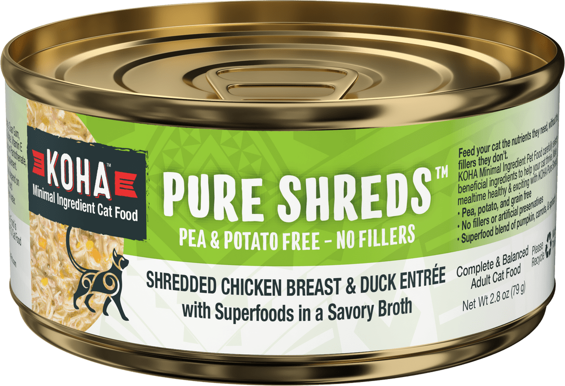 Koha Pure Shreds Shredded Chicken Breast & Duck Entrée